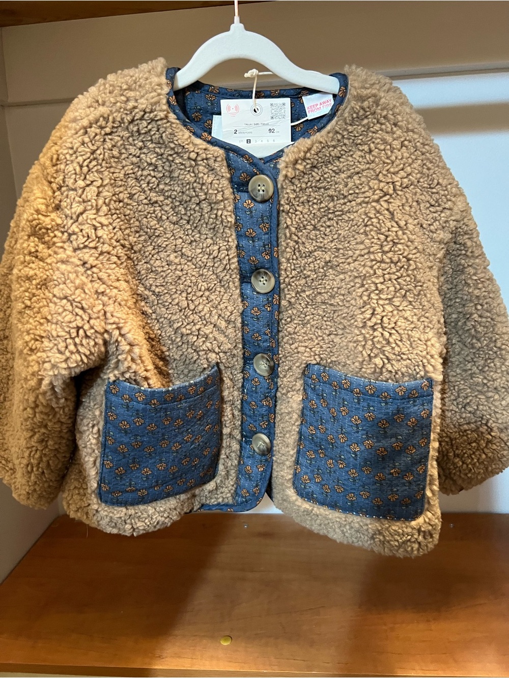 Zara Patchwork Floral Jacket